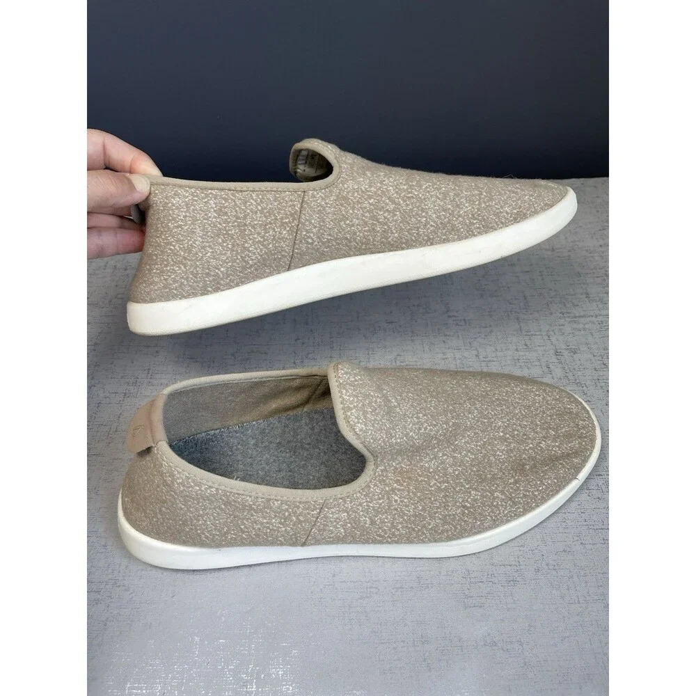 Allbirds Men's 12 M‎ Beige Wool Lounger Slip On Shoes Casual Loafers